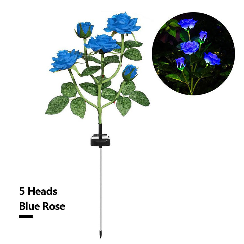 Solar Simulation Rose Flower
