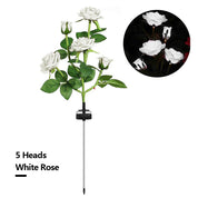 Solar Simulation Rose Flower