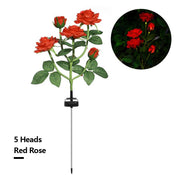 Solar Simulation Rose Flower