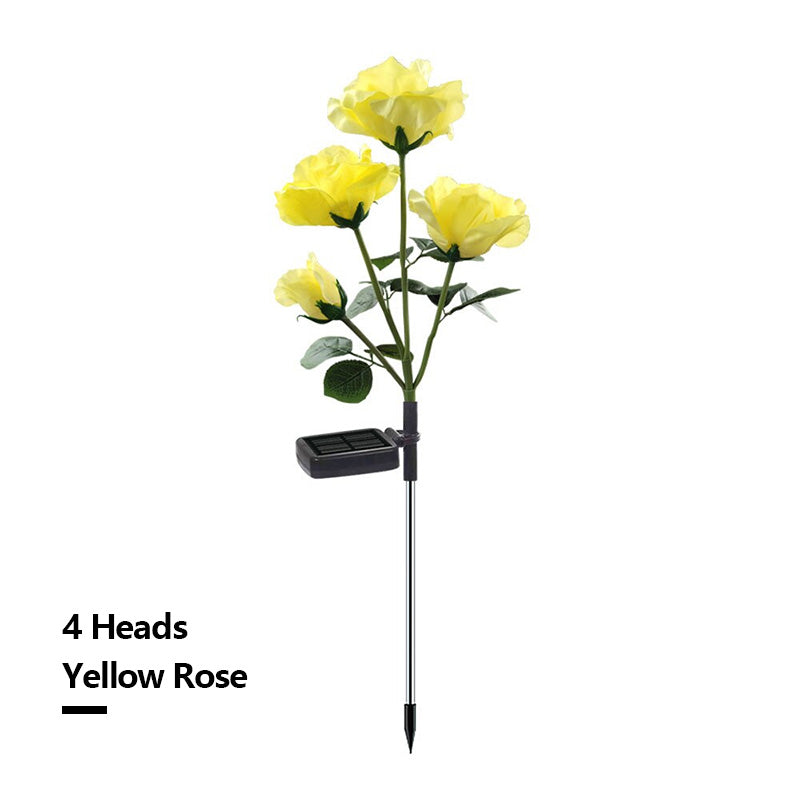 Solar Simulation Rose Flower