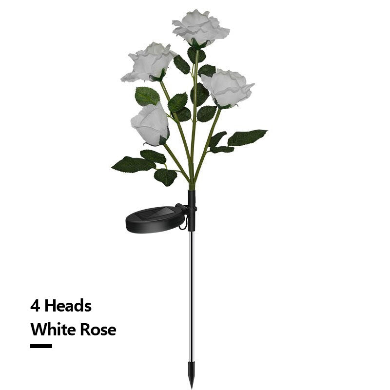 Solar Simulation Rose Flower