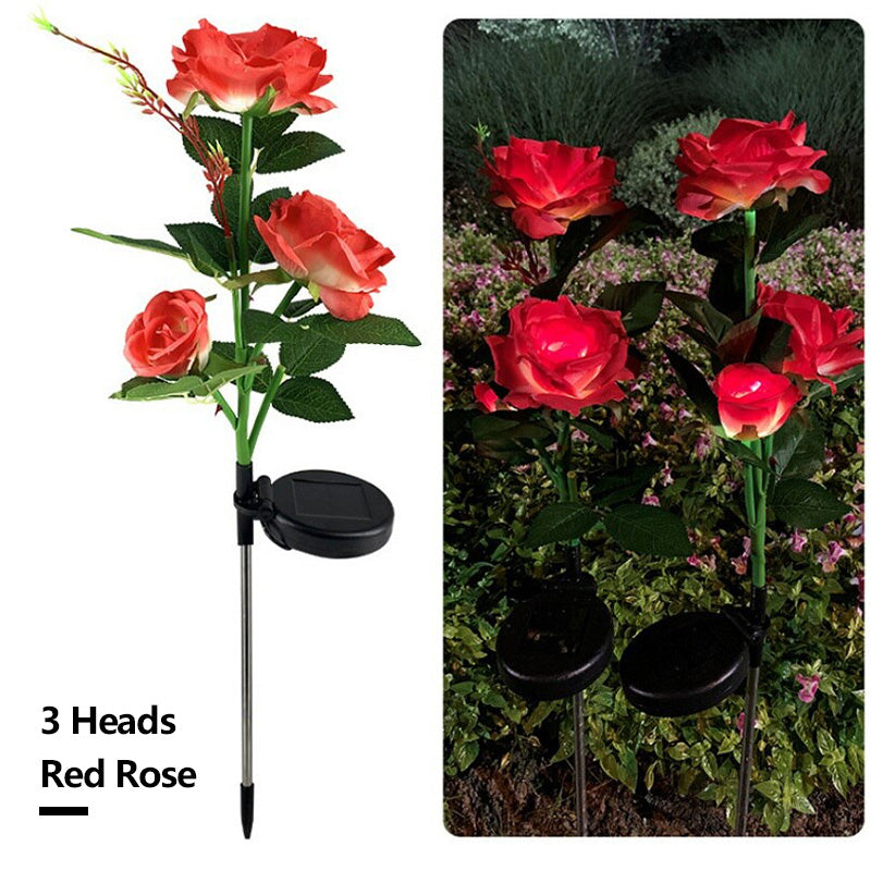 Solar Simulation Rose Flower